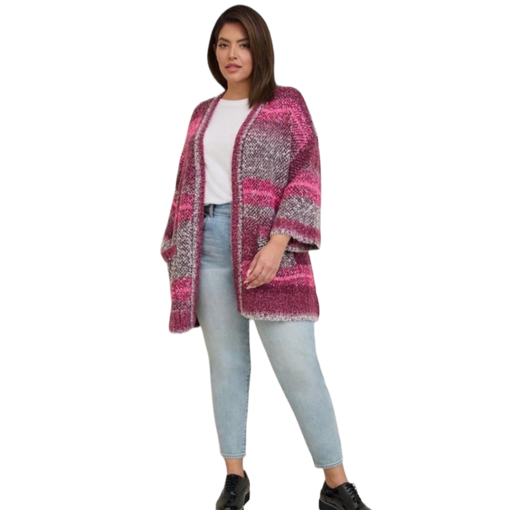 Torrid Spacedye Oversize Kimono Cardigan / Sweater